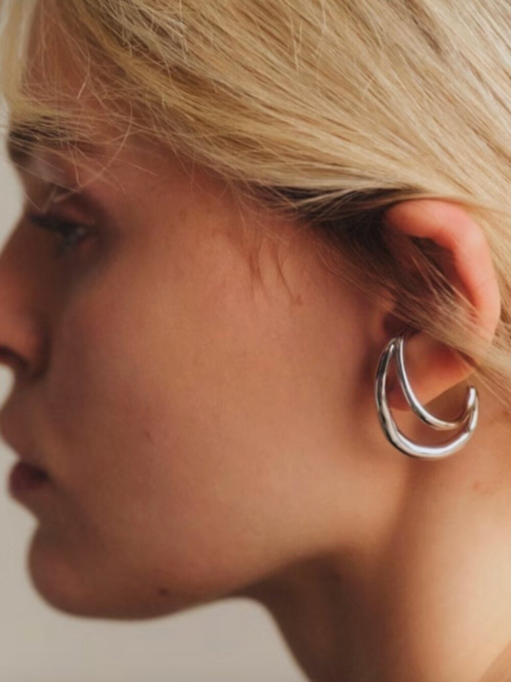 Sezane Julie earrings silver NWT